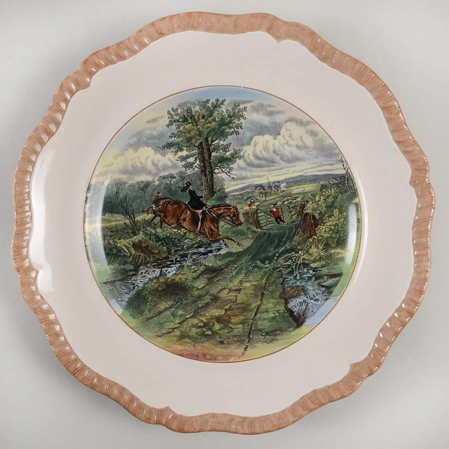 Herring Hunt Dinner Plate by Spode-1