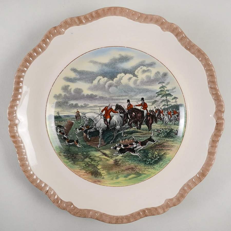 Herring Hunt Dinner Plate by Spode-1