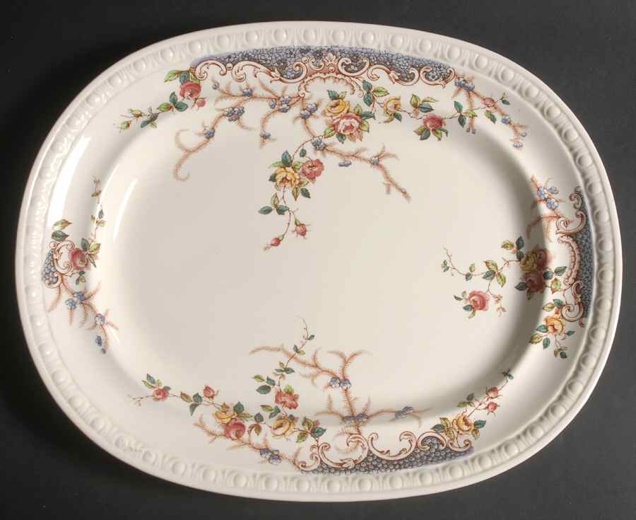 Helena 15" Oval Serving Platter by Spode-1