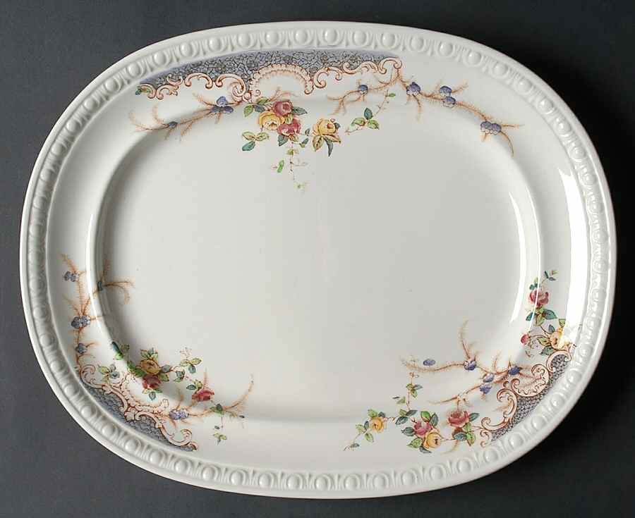 Helena 13" Oval Serving Platter by Spode-1