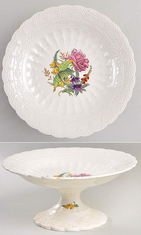 Heath & Rose (Jewel Shape) Round Compote (Height X Width) by Spode-1