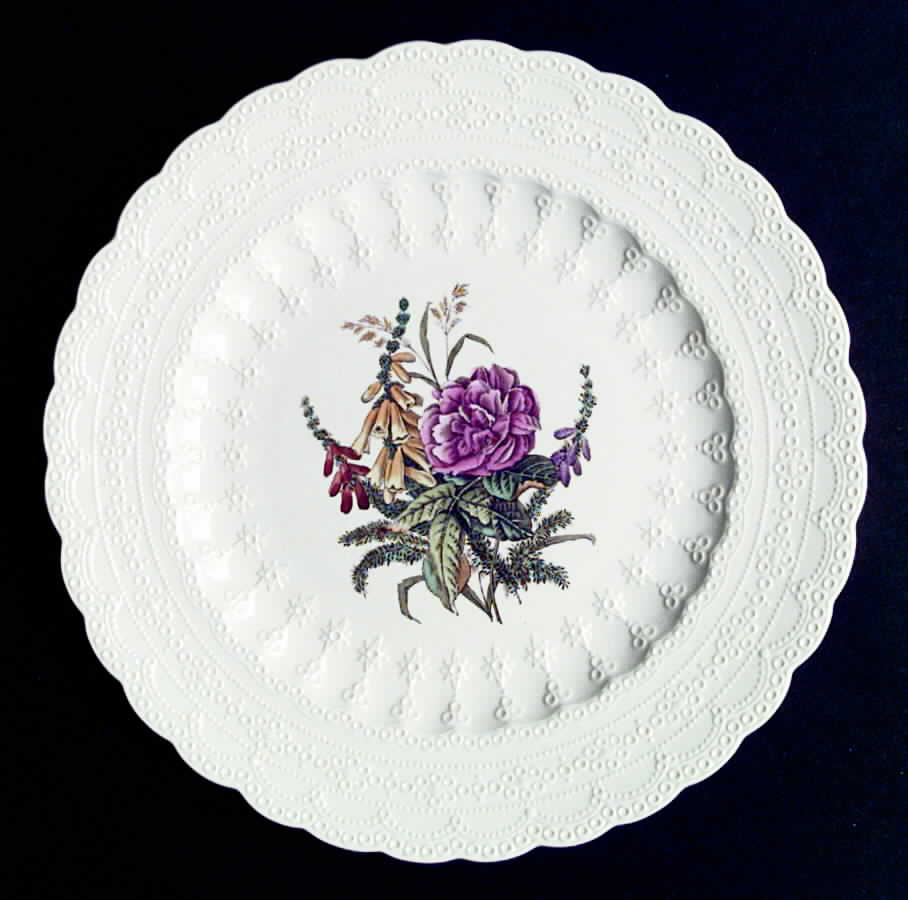 Heath & Rose (Jewel Shape) Dinner Plate by Spode-1