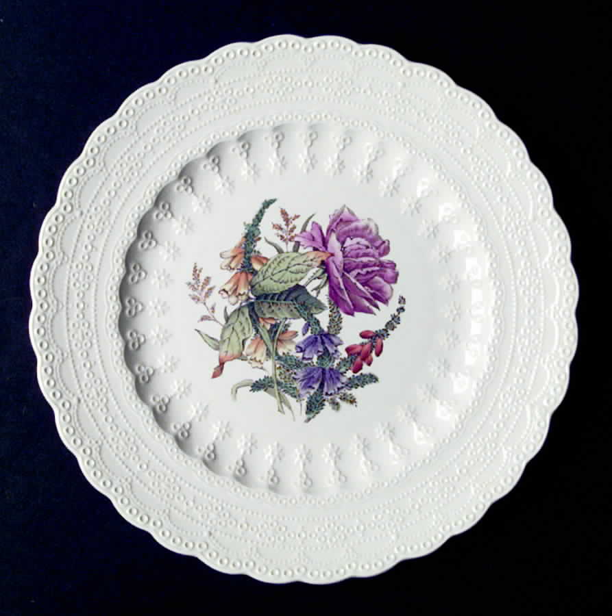 Heath & Rose (Jewel Shape) Luncheon Plate by Spode-1