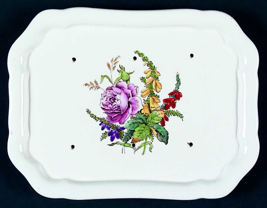 Heath & Rose (Jewel Shape) Strainer for Round Butter by Spode-1
