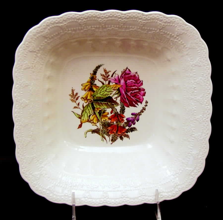 Heath & Rose (Jewel Shape) 8" Square Vegetable Bowl by Spode-1