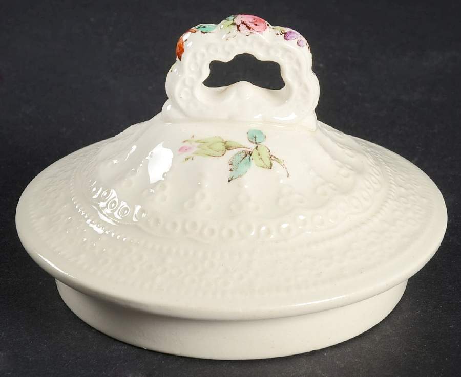 Heath & Rose (Jewel Shape) Lid for Sugar Bowl by Spode-1