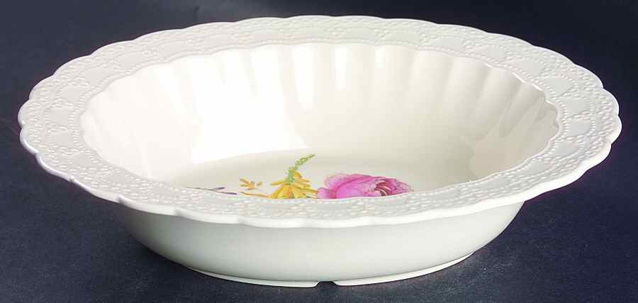 Heath & Rose (Jewel Shape) 9" Oval Vegetable Bowl by Spode-1