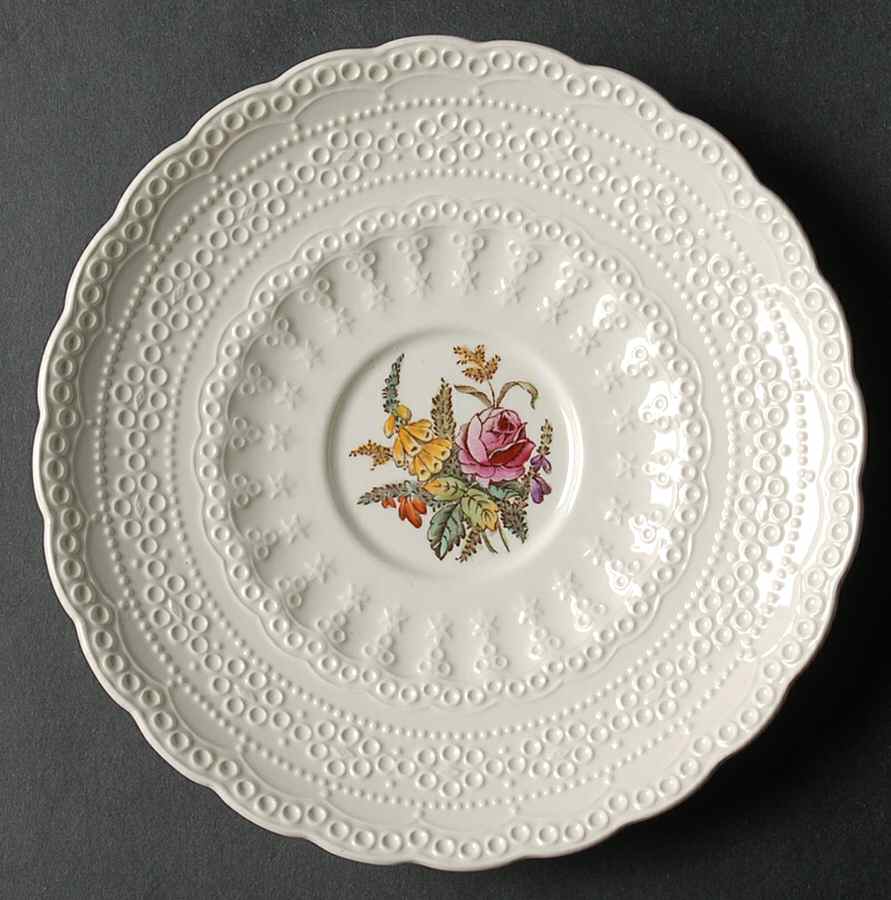 Heath & Rose (Jewel Shape) Saucer for Oversized Cup by Spode-1