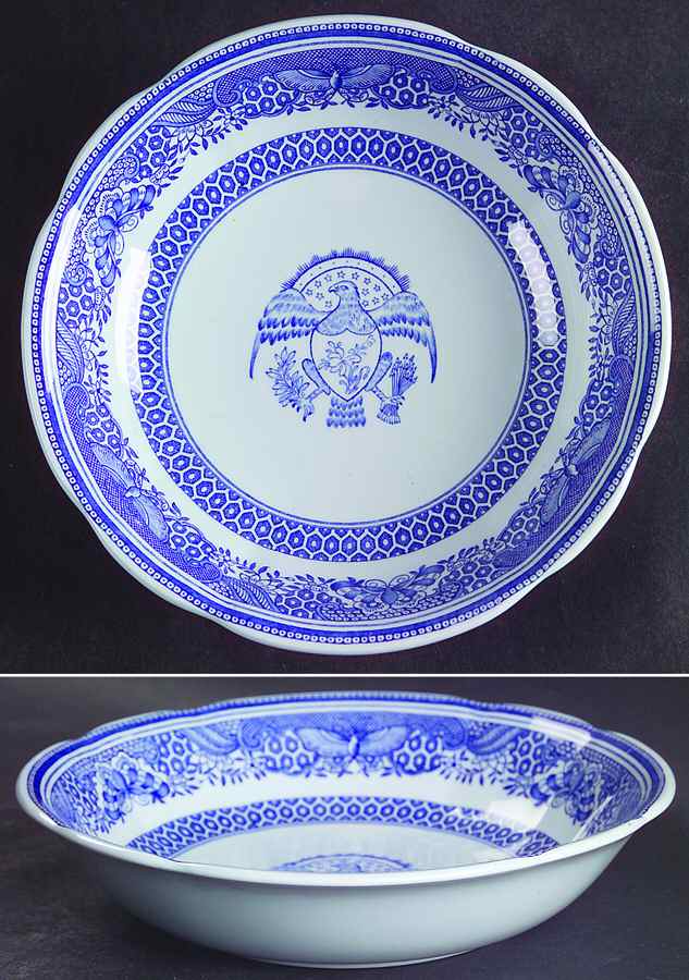 Heritage Blue Coupe Cereal Bowl by Spode-1