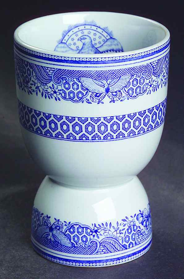 Heritage Blue Double Egg Cup by Spode-1