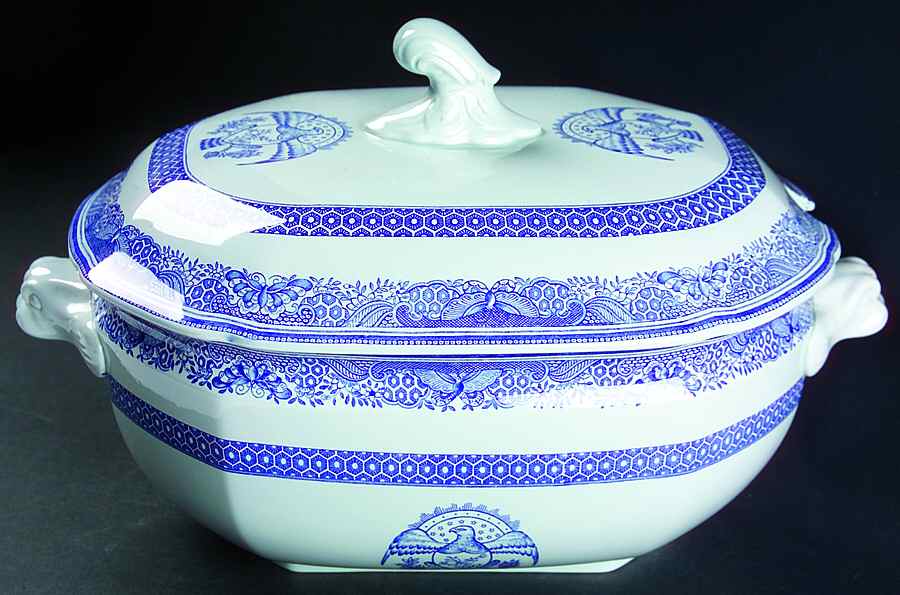 Heritage Blue Tureen &  Lid by Spode-1