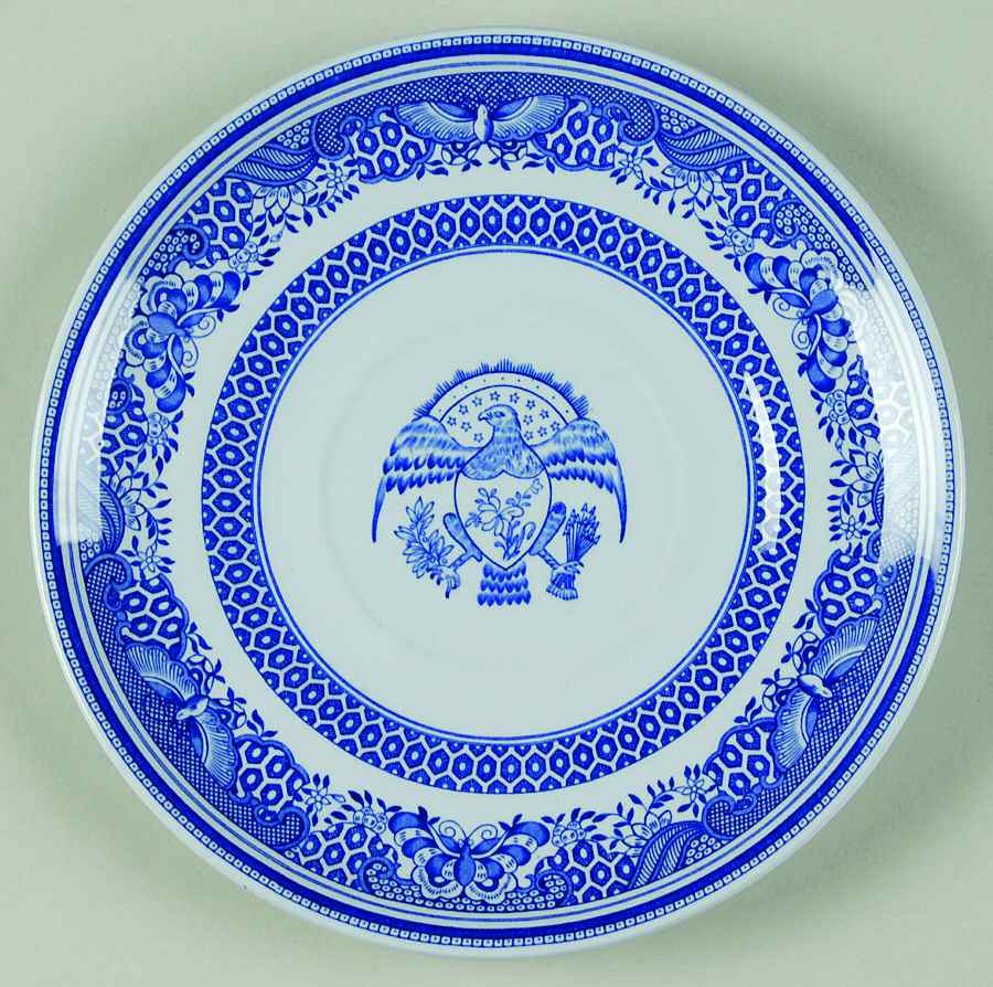 Heritage Blue Saucer for Cream Soup Bowl by Spode-1