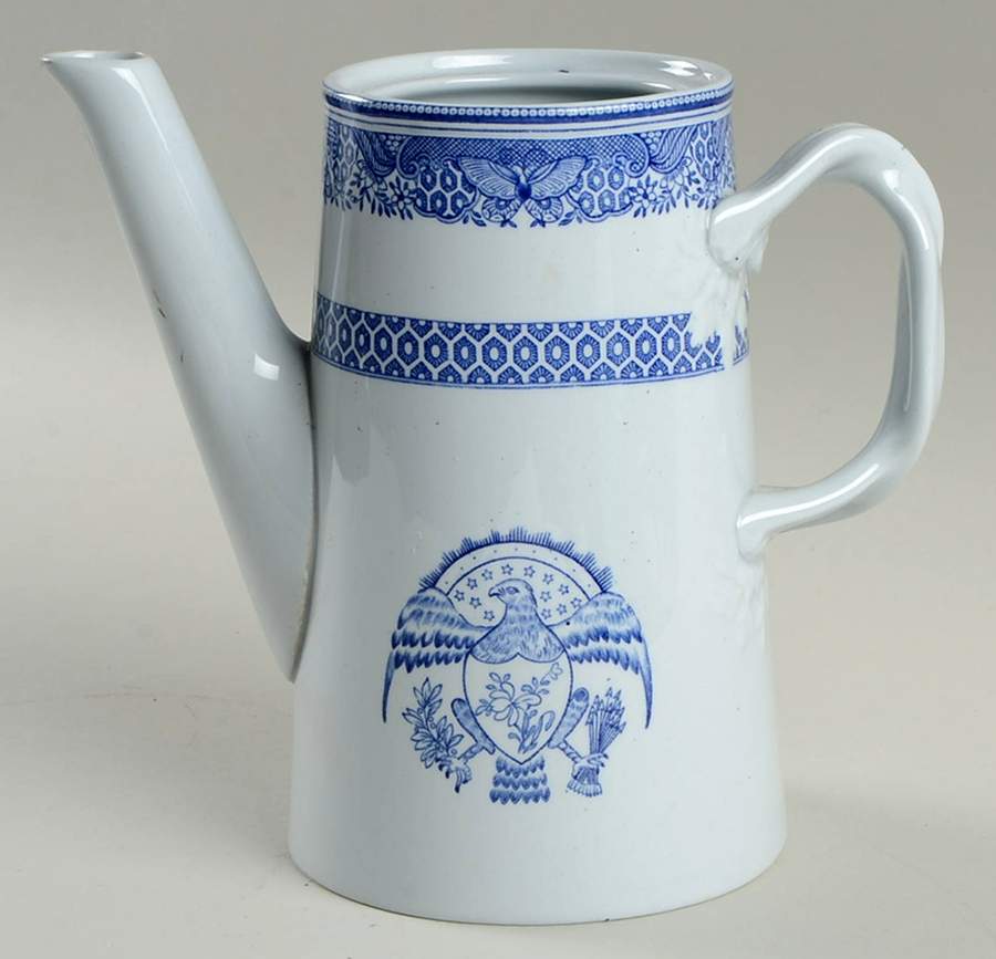 Heritage Blue Mini Coffee Pot No Lid by Spode-1