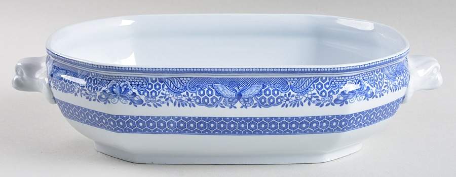 Heritage Blue Oval Vegetable No Lid by Spode-1