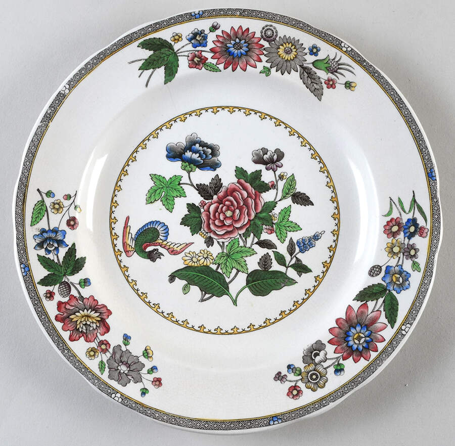 Heron Luncheon Plate by Spode-1