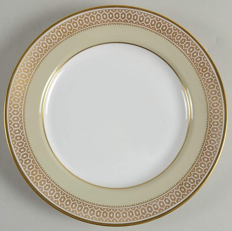 Honeycomb Green Salad Plate by Spode-1