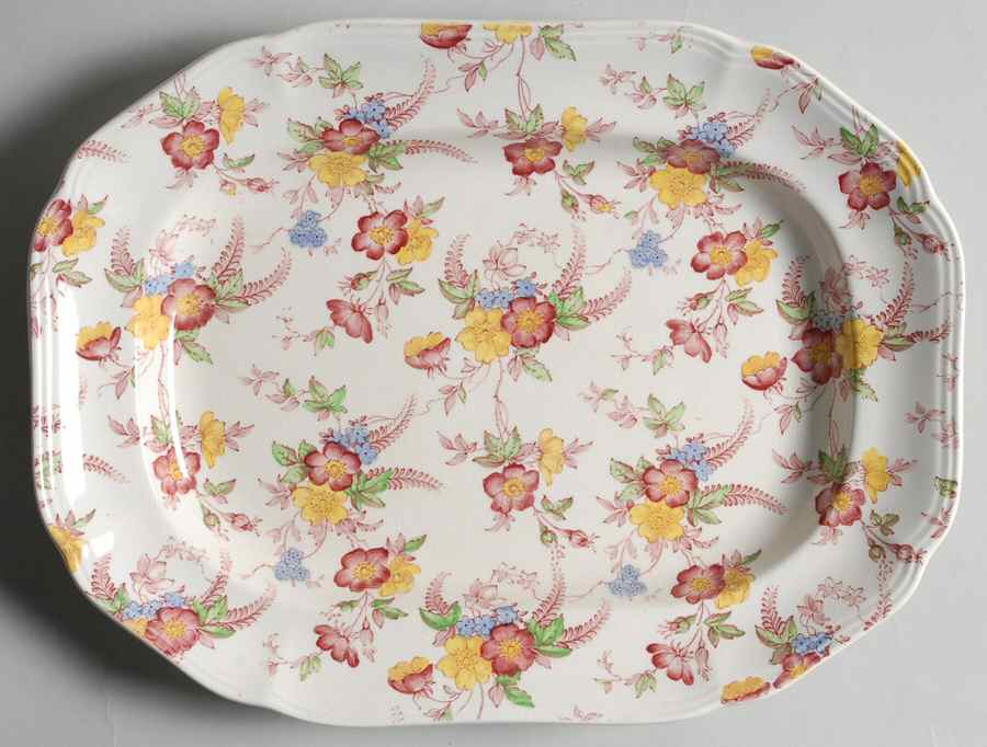 Honeywall 12" Oval Serving Platter by Spode-1