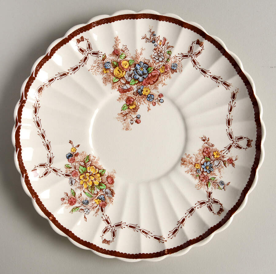 Husk Saucer for Cream Soup Bowl by Spode-1