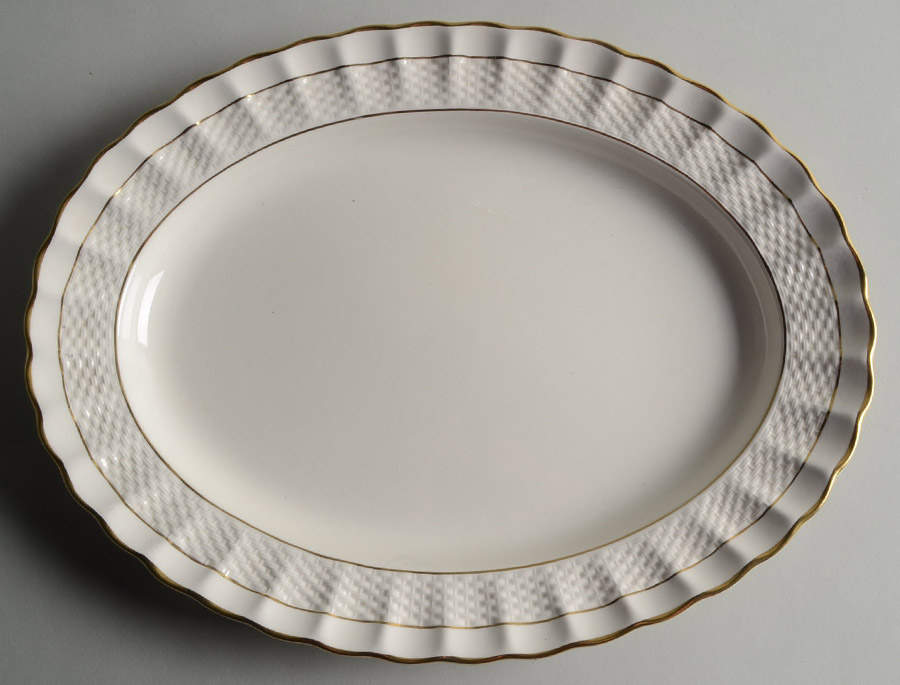 Imperial D'Or 12" Oval Serving Platter by Spode-1