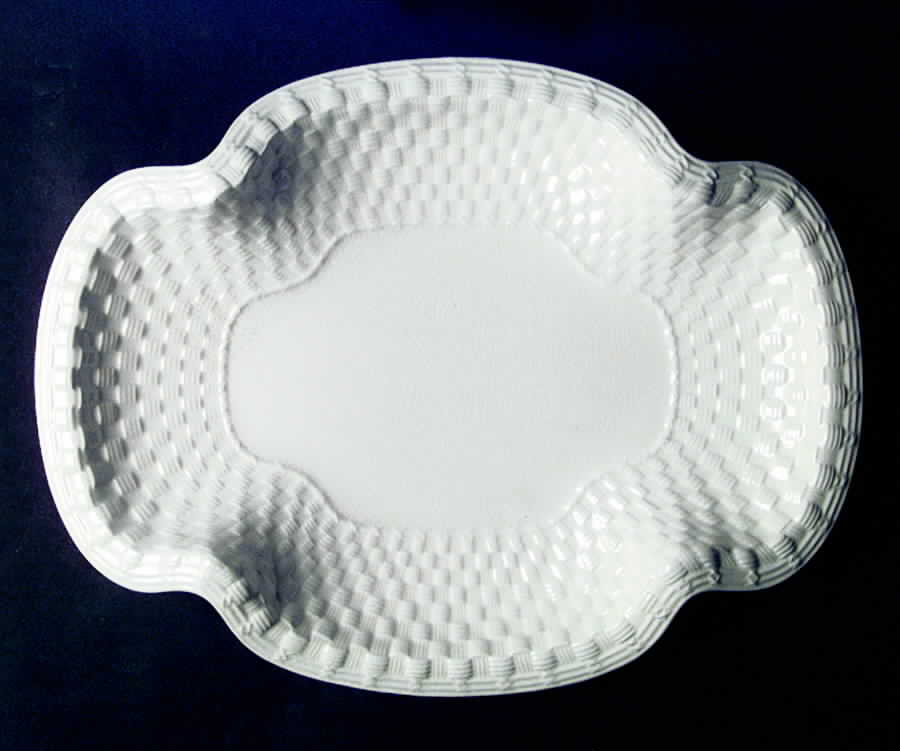 Imperial Fancies Oblong Basketweave Tray by Spode-1