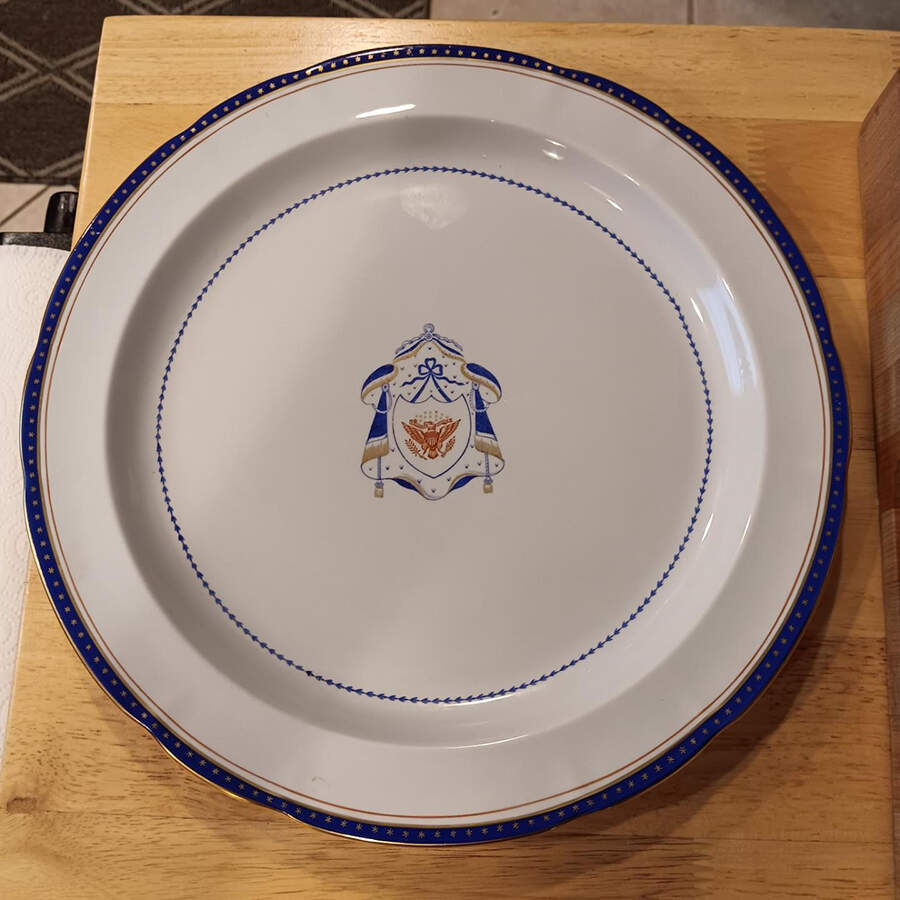 Independence 12" Chop Plate (Round Platter) by Spode-1