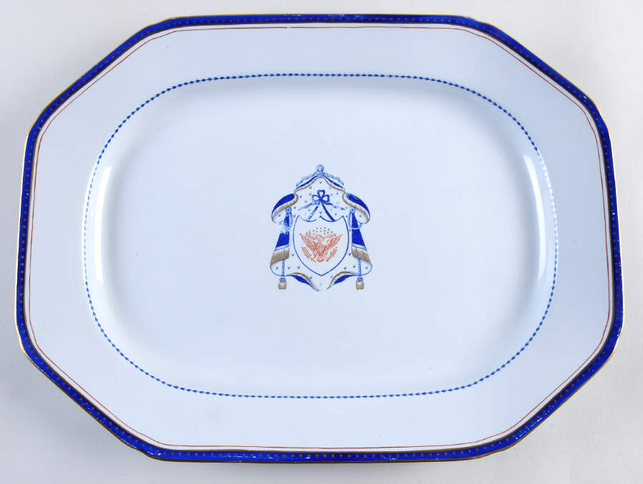 Independence 16" Oval Serving Platter by Spode-1
