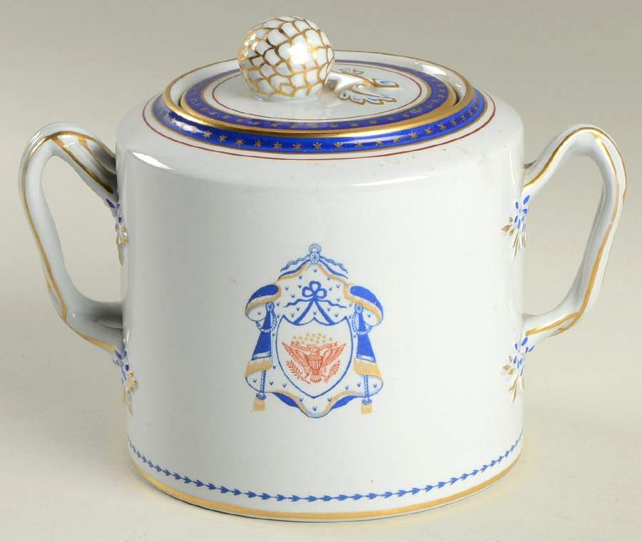 Independence Sugar Bowl & Lid by Spode-1