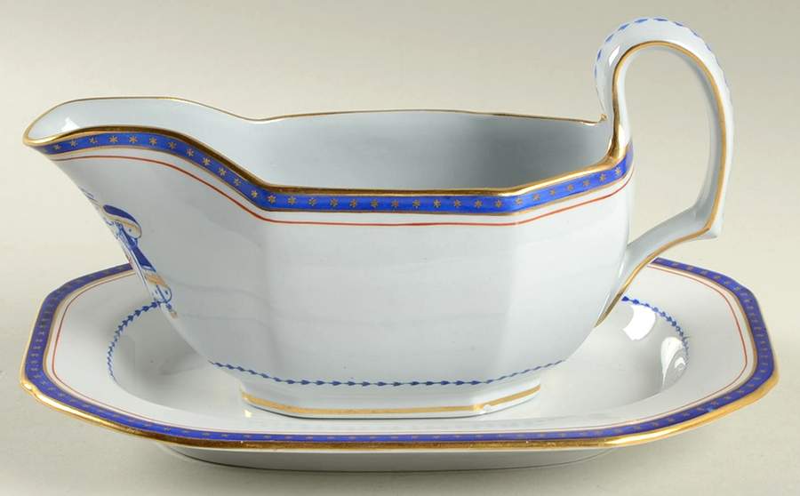 Independence Gravy Boat & Underplate by Spode-1