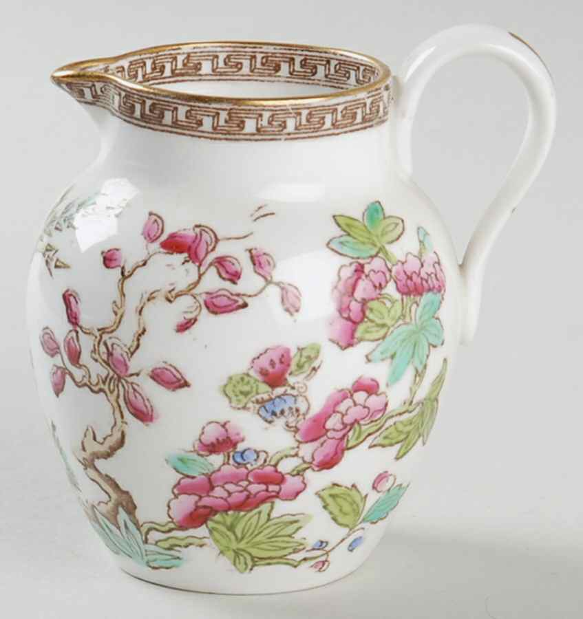 Indian Tree (Smooth, Gold Trim) Mini Creamer by Spode-1