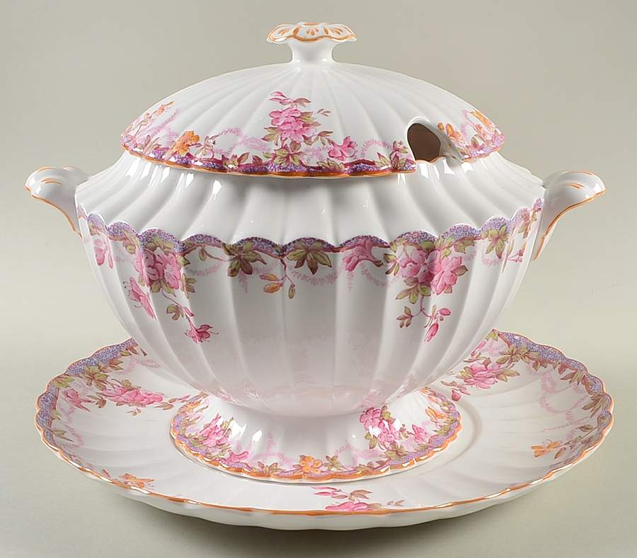 Irene Tureen & Lid w/Underplate by Spode-1
