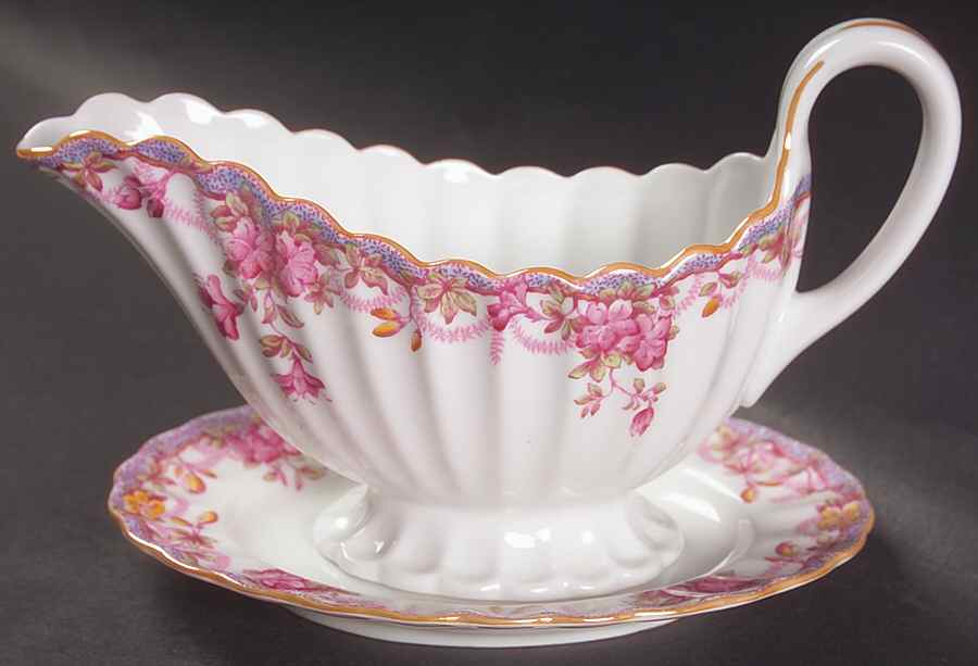 Irene Gravy Boat & Underplate/Relish by Spode-1