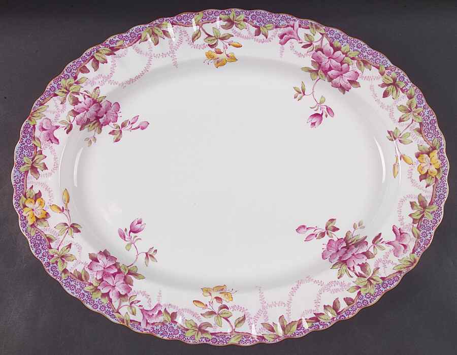 Irene 16" Oval Serving Platter by Spode-1