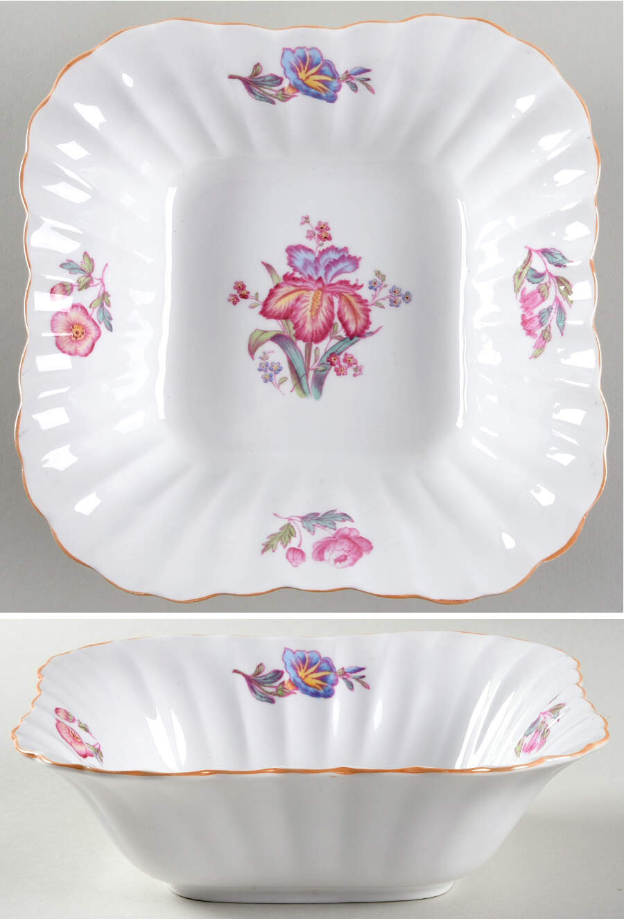 Iris 7" Square Vegetable Bowl by Spode-1