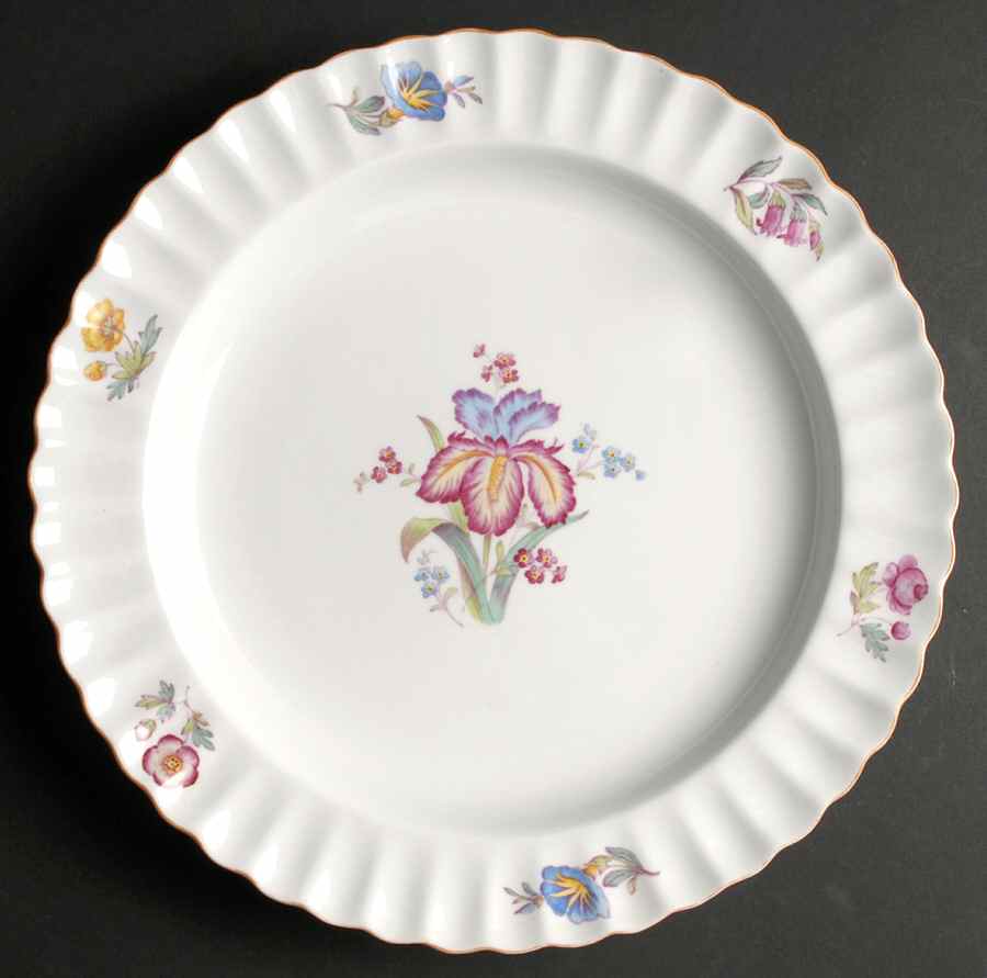 Iris 12" Chop Plate (Round Platter) by Spode-1