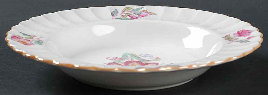 Iris Rim Soup Bowl by Spode-1