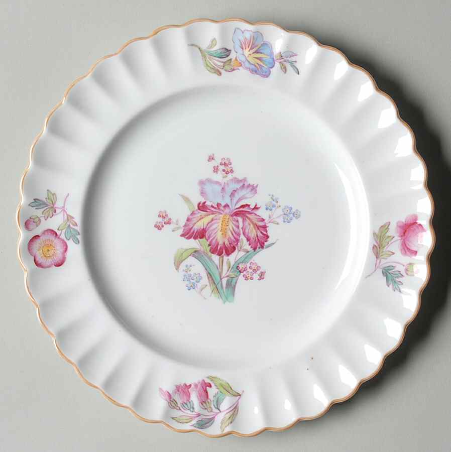 Iris Salad Plate by Spode-1