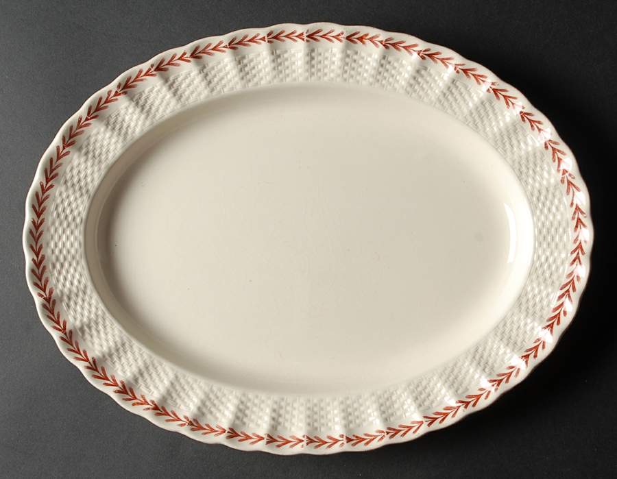 Ivanhoe Rust 13" Oval Serving Platter by Spode-1