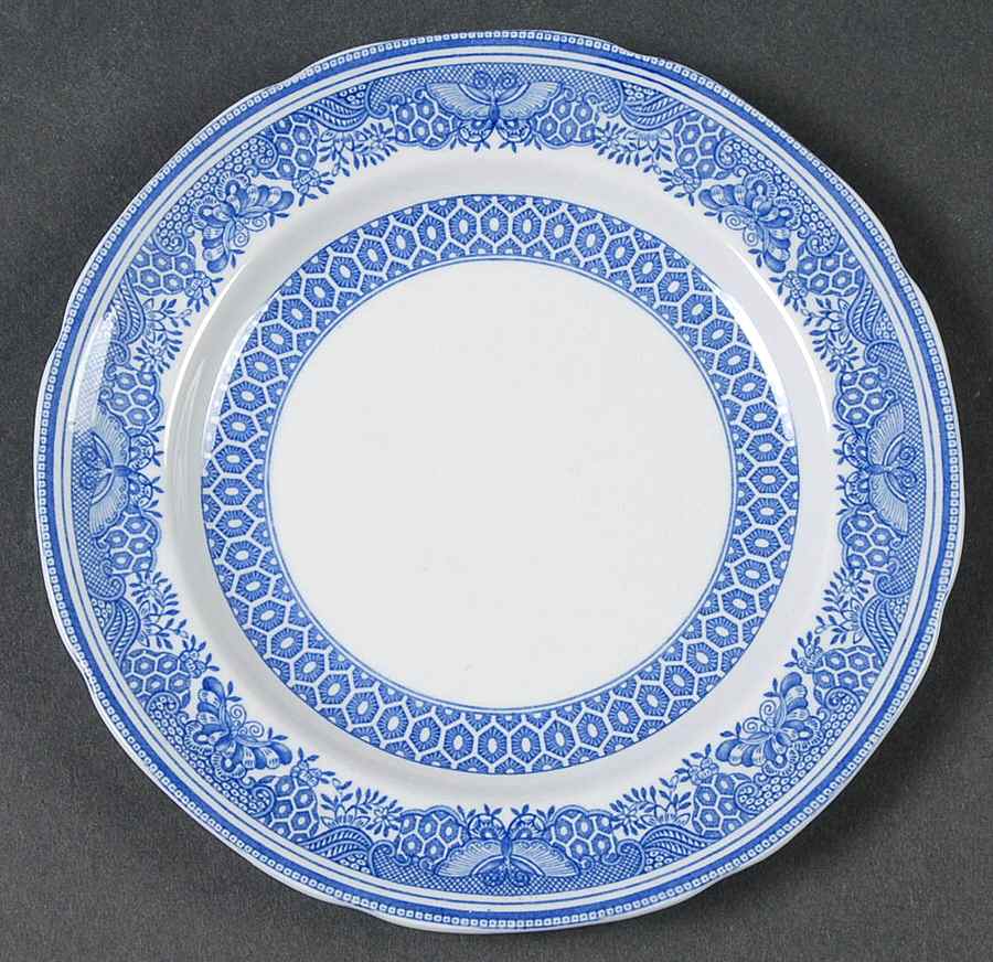 Jamestown Blue Bread & Butter Plate by Spode-1