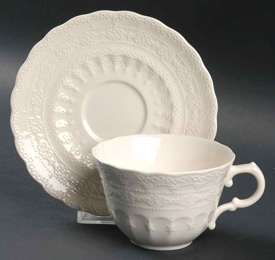 Jewel Flat Cup & Saucer Set by Spode-1