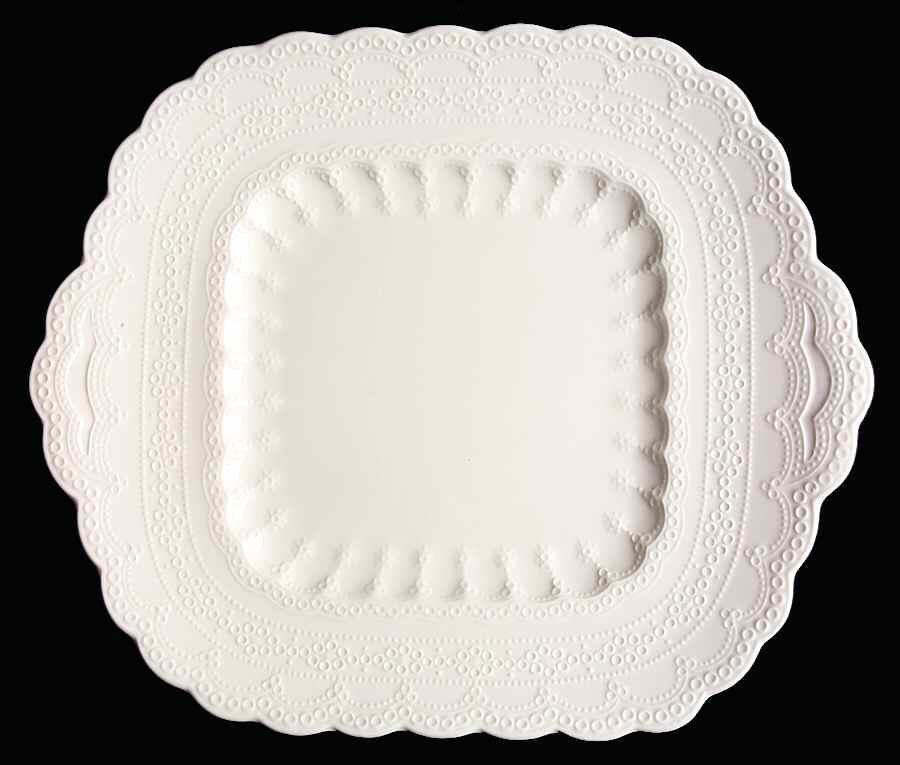 Jewel Square Handled Cake Plate by Spode-1
