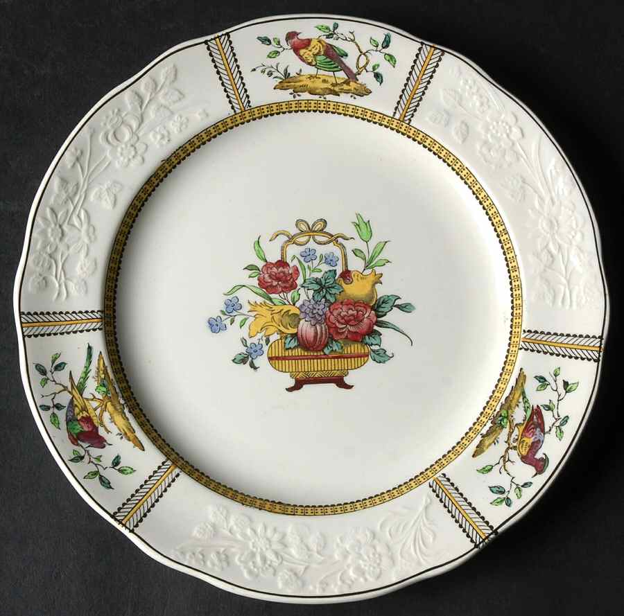June (Basket Center) Salad Plate by Spode-1