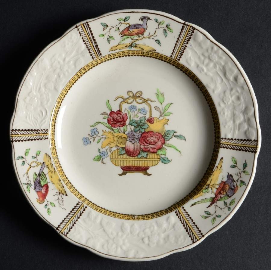 June (Basket Center) Bread & Butter Plate by Spode-1