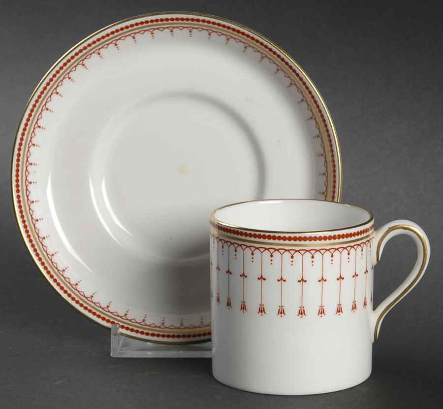 Kensington Flat Demitasse Cup & Saucer Set by Spode-1