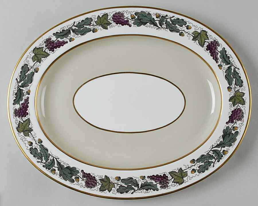 Kent Celadon 14" Oval Serving Platter by Spode-1