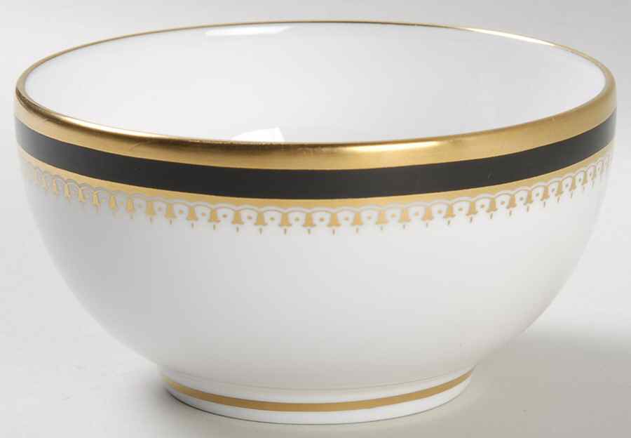 Knightsbridge Black Rice Bowl by Spode-1