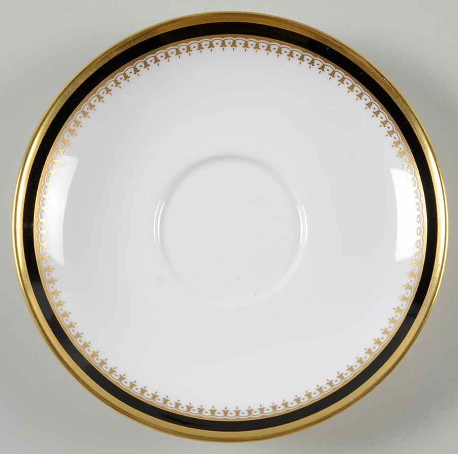 Knightsbridge Black Saucer by Spode-1