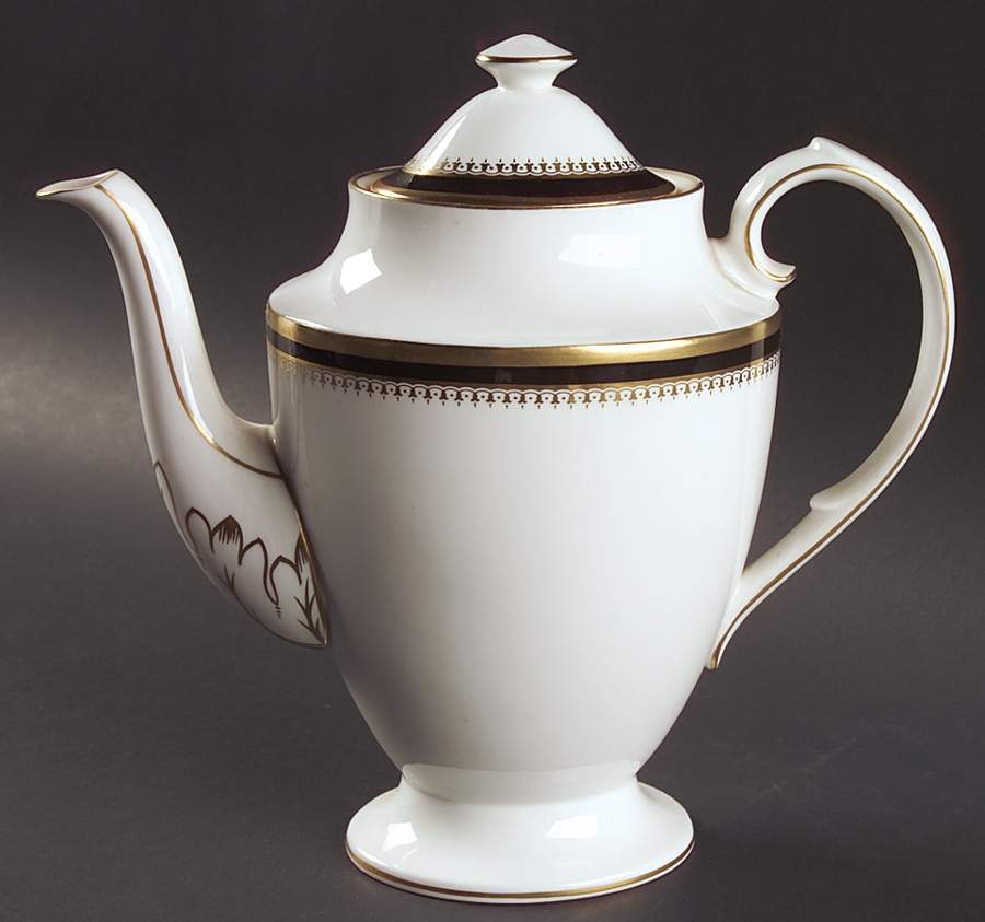 Knightsbridge Black Coffee Pot & Lid by Spode-1