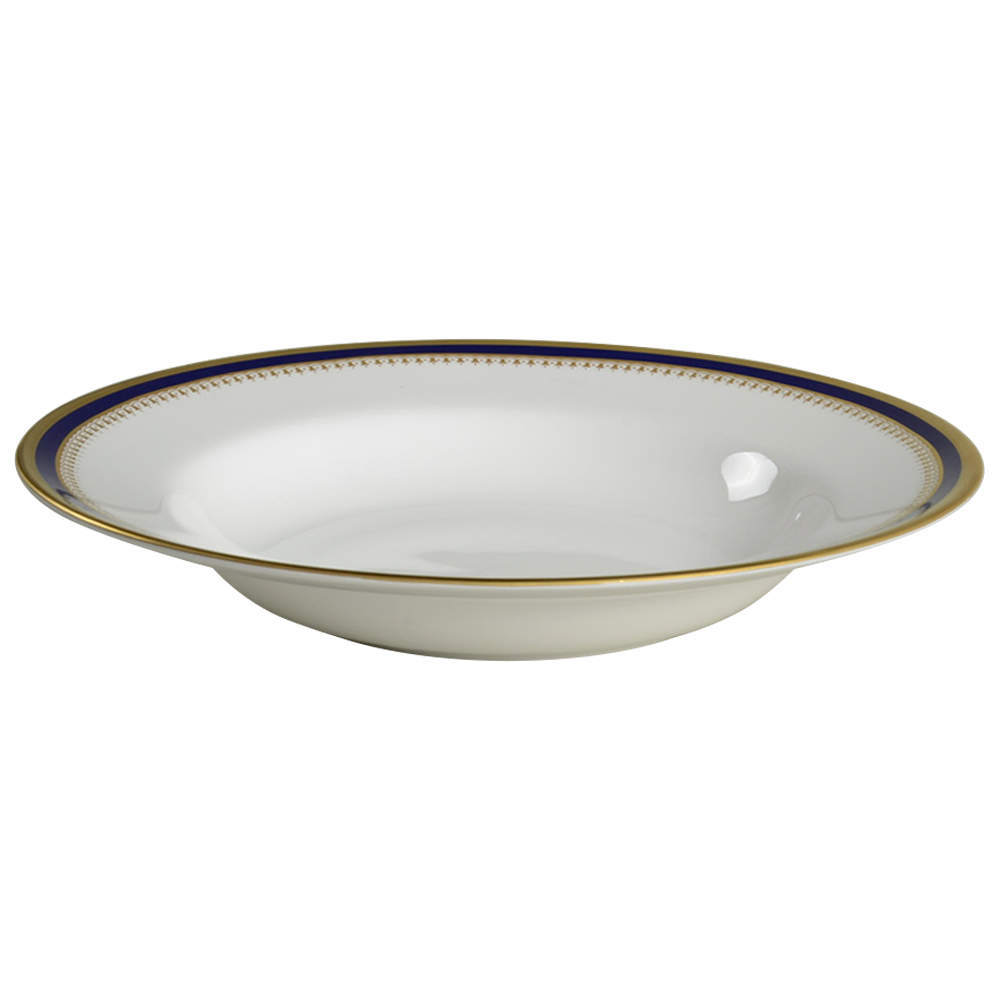Knightsbridge Cobalt Blue Large Rim Soup Bowl by Spode-1