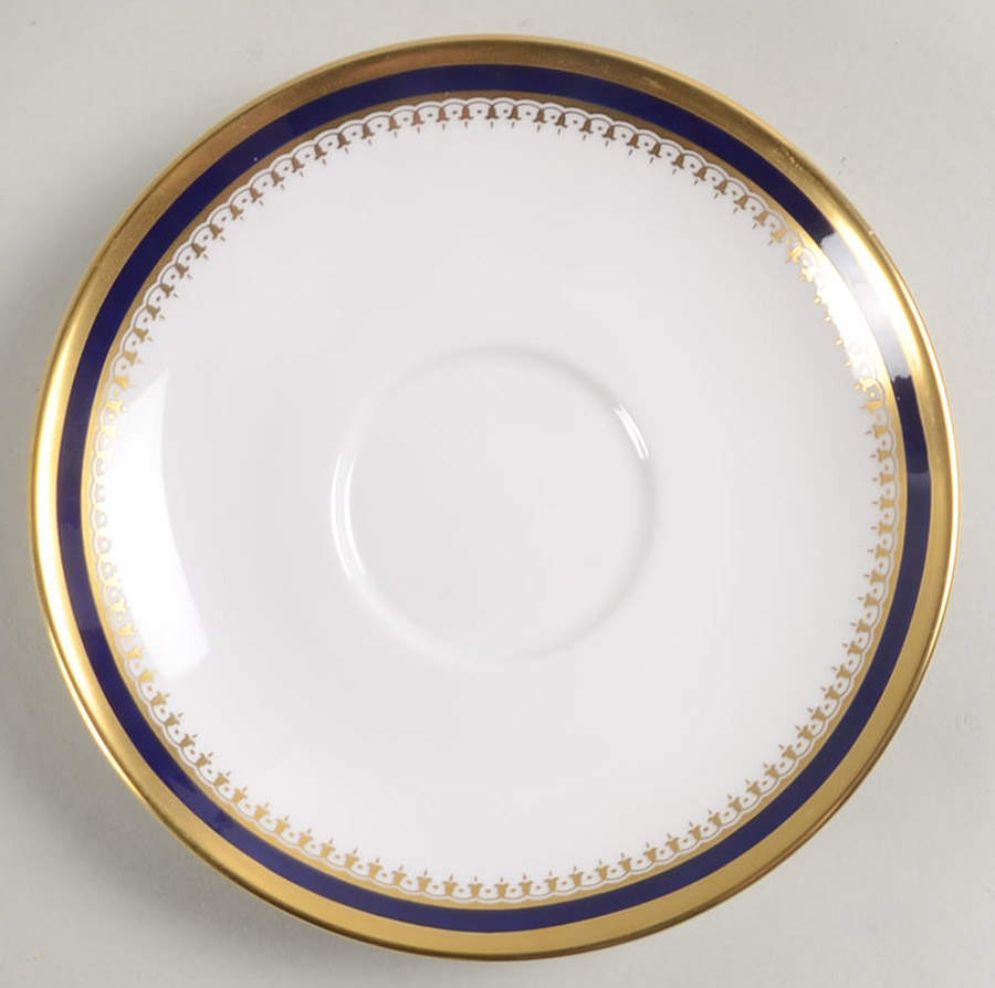 Knightsbridge Cobalt Blue Saucer for Footed Cup by Spode-1