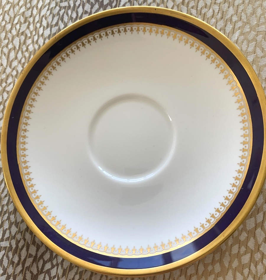 Knightsbridge Cobalt Blue Saucer for Footed Cup by Spode-1